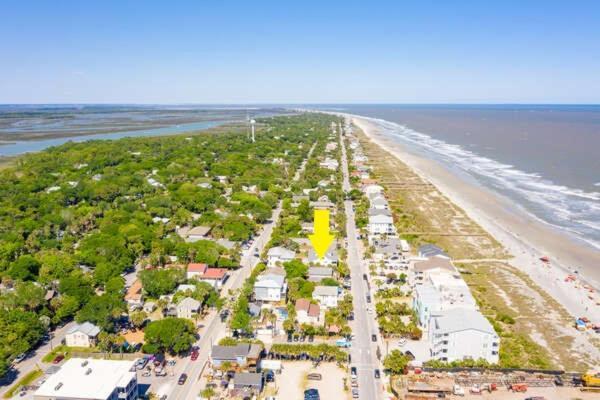 Salty Shack Unit C - Salty Shack - Dog Friendly Home - Across From The Beach - Central Location! Folly Beach Eksteriør billede