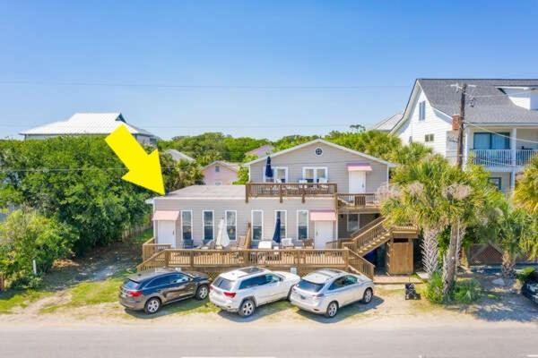 Salty Shack Unit C - Salty Shack - Dog Friendly Home - Across From The Beach - Central Location! Folly Beach Eksteriør billede