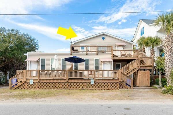 Salty Shack Unit C - Salty Shack - Dog Friendly Home - Across From The Beach - Central Location! Folly Beach Eksteriør billede